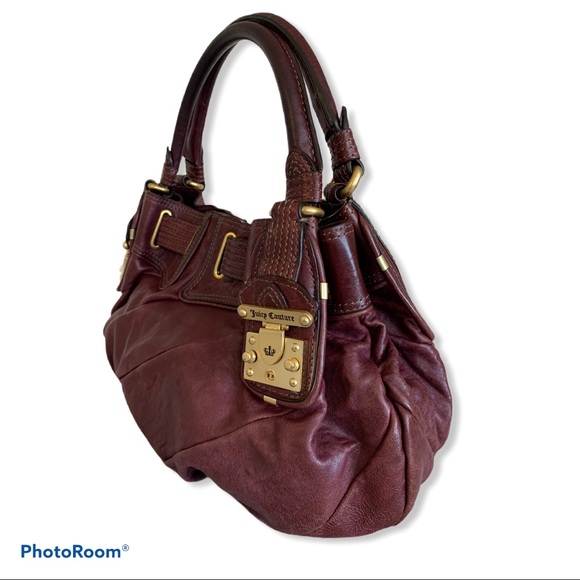 JUICY COUTURE Medium Brown Leather Purse Bag - Picture 4 of 6